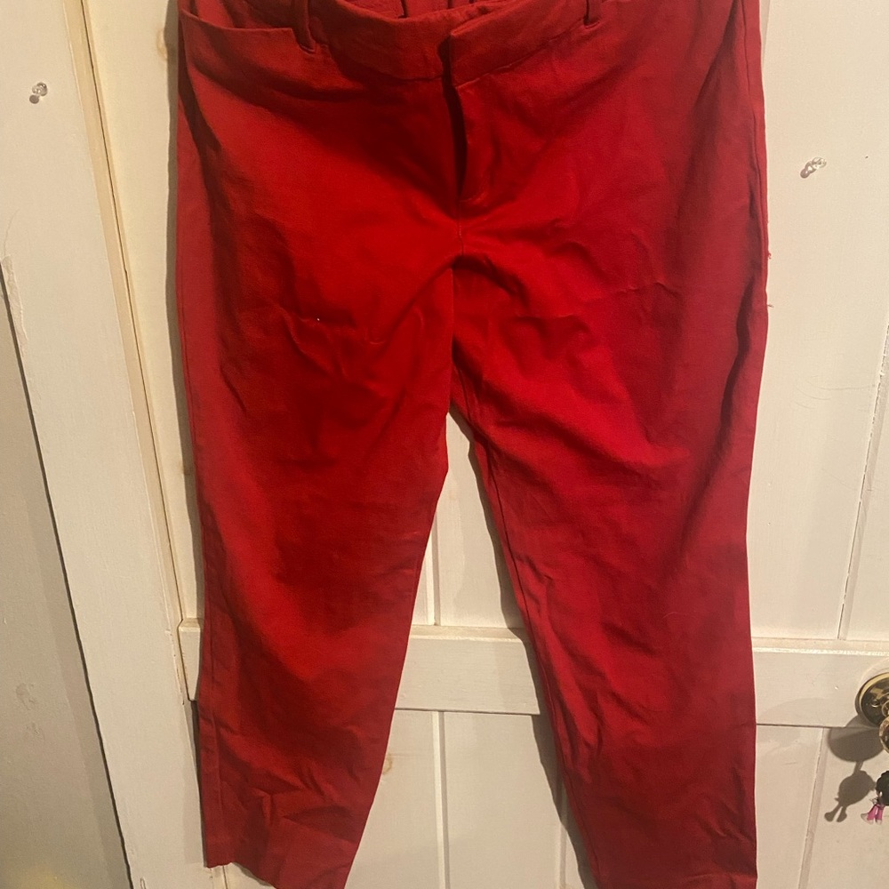 Red Old Navy Pants Size 14
